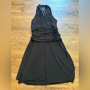 Nine West Black Faux-Halter Dress